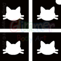 Picture of Mini Kitty Cat Stencil (4 in 1) - (1pc)