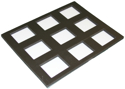 Picture of Foam Insert for Plastic Case - 9 Rectangle Slots (Most 50gr Split Cakes) (9.65"x12.2")