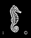Picture of Basic - HD Stencil -  Seahorse - B05 (4pc/pk)