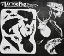 Picture of Tattoo Pro Stencil - Hunting & Fishing (ATPS143)