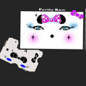 Picture of Pretty Bow Stencil Eyes - 52SE