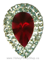 Picture of Double Teardrop Gems - Red - 13x18mm (8 pc.) (SG-DTR)