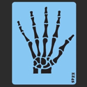Picture of Skeleton Hand (LARGE) Stencil - SOBA-45