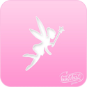 Picture of Pink Power Face Painting Stencil (1113) - Fairy 2