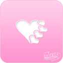 Picture of Pink Power Face Painting Stencil (1016) - Hearts