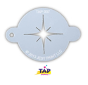 Picture of TAP 037 Face Painting Stencil - Christmas Star