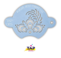 Picture of TAP 085 Face Painting Stencil - Henna Fancy Flower Centerpiece