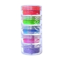 Picture of Vivid Glitter Stackable Loose Glitter - Twister Rainbow UV 5pc (10g)