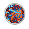 Picture of Vivid Glitter Loose Glitter - Dominance - Orange & Blue Gameday  (25g)