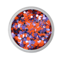 Picture of Vivid Glitter Glitter Gel - Fearless - Purple & Orange Gameday (25g)