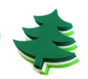 Picture of 6" Holiday Foam-Fun Shape Stacks - Christmas Tree (20pc) (KX040)