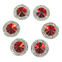 Picture of Double Round Gems - Red - 16mm (6 pc.) (SG-DRR)