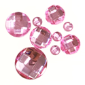 Picture of Round Gems - Pink - 5 to 20mm (9 pc) (SG-RP)