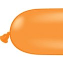Picture of 350Q Latex Balloons, Orange (100/bag)