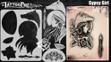 Picture of Tattoo Pro Stencil -  Gypsy Girl  (ATPS186)