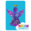 Picture of Angel Glitter Tattoo Stencil - HP-17 (5pc pack)