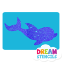 Picture of Baby Dolphin Glitter Tattoo Stencil - HP-3 (5pc pack)