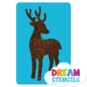 Picture of Deer Glitter Tattoo Stencil - HP-24 (5pc pack)