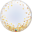 Picture of 24" Deco Bubble - Gold Confetti Dots (1pc)