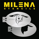 Picture of Milena Stencils - Bunny - Stencil Set D4