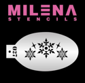 Picture of Milena Stencils - Snowflakes - Stencil O27