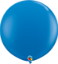 Picture of Qualatex 3FT Round - Dark Blue Balloon (2/bag)