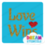 Picture of Love Wins - Glitter Tattoo Stencil - HP-372 (5pc pack)
