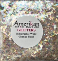 Picture of ABA Loose Chunky Glitter - Holographic White Blend (1oz /28g)