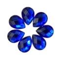 Picture of Teardrop Gems - Dark Blue - 13x18mm (7 pc.) (SG-T6) 