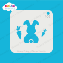 Picture of Easter Bunny with Carrots  - Dream Stencil - 106