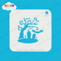 Picture of Haunted Tree with Bat - Dream Stencil - 187
