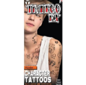 Picture of Tinsley Tattoo FX - Trauma – Hipster (1 temporary tattoo sheet)