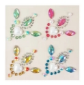 Picture of Face Gems - Self Adhesive Cluster - Heart Bling (4 pcs)-2