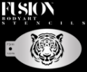 Picture of Fusion Majestic Tiger Face Paint Stencil FS08