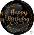 Picture of 15'' Elegant Birthday Orbz Balloon (1pc)