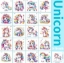 Picture of Cute Unicorn Waterproof Temporary Tattoos (20 pc)