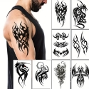 Picture of Large Tribal Waterproof Temporary Tattoos (8 pc) 