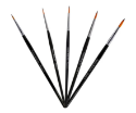 Picture of Fusion Body Art Professional Face Paint Brush - SET OF 5 Rounds